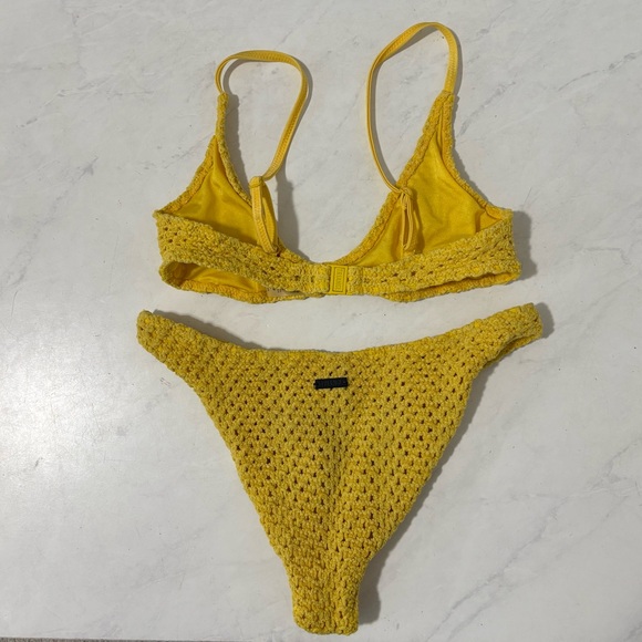 Triangl Swimwear Yellow Bikini Set - Picture 4 of 10